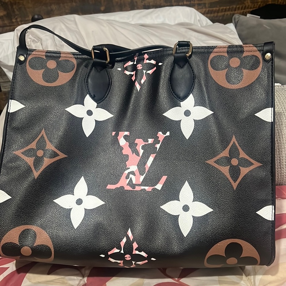 Pink Louis Vuitton big tote